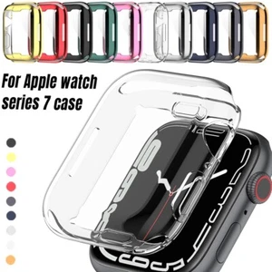 Całe ciało TPU Obudowa Ochrona wyświetlacza Folia ochronna Apple Watch Series 7 8 9 - Zdjęcie 1 z 23