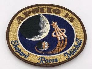 APOLLO 14 LION BROTHERS VINTAGE ORIGINAL NASA Hallmarked CLOTH BACK SPACE PATCH - Picture 1 of 3