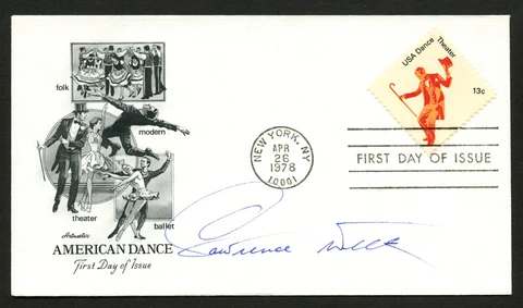 Lawrence Welk d1992 signed autograph auto FDC Accordionist / Talk Show Host BAS Cover