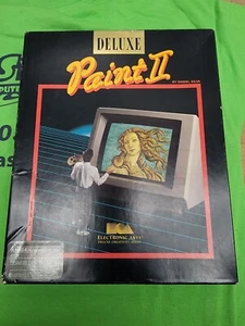 Deluxe Paint II für Amiga von Electronic Arts - OVP, 3,5 Disks & Handbuch - Bild 1 von 3