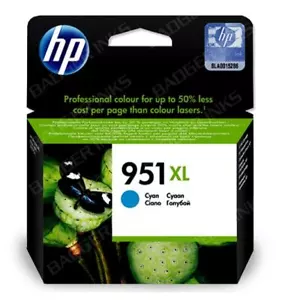 Cartucho de tinta para impresora HP951XL cian original de alta capacidad 951XL - Imagen 1 de 1