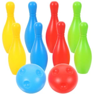 Bowling Set Indoor Activities Ball Toy Child Boy Games for Kids Toddlers - Picture 1 of 12