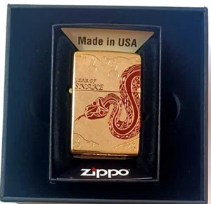 Zippo Lighter 2025 Limited Edition CZA-2-42A Year of the Snake Authentic New - Picture 1 of 6
