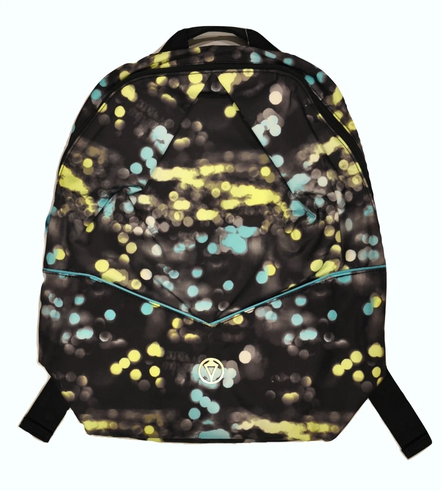 NWT Ivivva by Lululemon Pack For Class Backpack School Night Light Black NLBZ