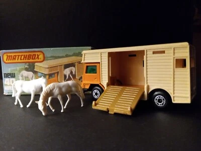 Caja de caballos Matchbox 75 superrápida #40 puerta lateral bronceada 1977VN/COMO NUEVA en caja original tipo K Foto 1 de 4