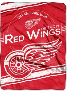 Detroit Red Wings Plüschdecke, 60”x80” - warme & weiche NHL Decke - Bild 1 von 3
