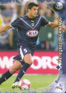 017 MENEGAZZO FERNANDO # BRAZIL GIRONDINS BORDEAUX CARD PANINI DERBY TOTAL 2007 - Picture 1 of 2