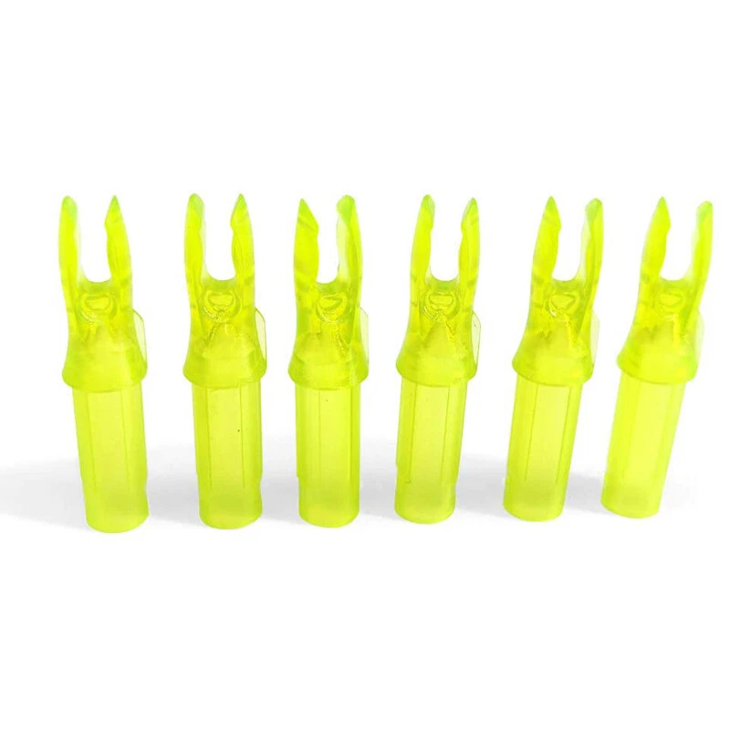 50X Arrow Nocks Insert Tips ID6.2mm Arrow Shaft Tails Plastic Archery Bow DIY - Image 1 of 4