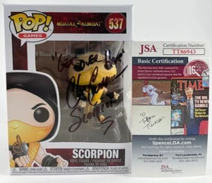 Chris Casamassa Signed Mortal Kombat Scorpion Funko POP! Autograph JSA COA - Picture 1 of 5