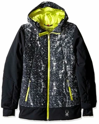 Chaqueta Spyder Niñas Moxie Niño 10 Negro/Lentejuelas Negro/Ácido Foto 1 de 2