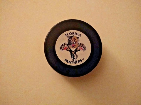 NHL Licensed Logo Souvenir Autograph Puck (Pick Your Team) Cover