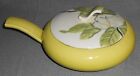 1940s Red Wing MAGNOLIA PATTERN Covered Casserole CHARTREUSE BASE #1