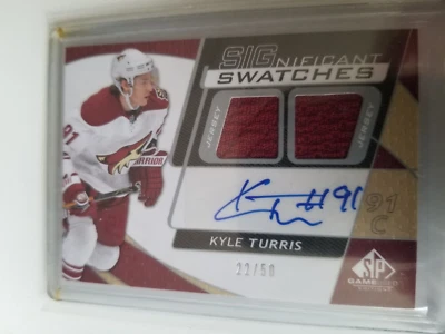 2008-09 SP Game Used Edition SIGnificant Swatches /50 Kyle Turris Rookie Auto RC - Image 1 of 2