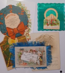 Tarjetas de Navidad vintage - Lote mixto de 6 - Imagen 1 de 9