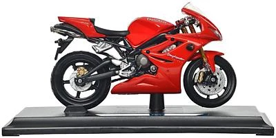 Maisto Triumph Daytona 675 Red 1:18 Scale Diecast Model Motorcycle - Image 1 of 2