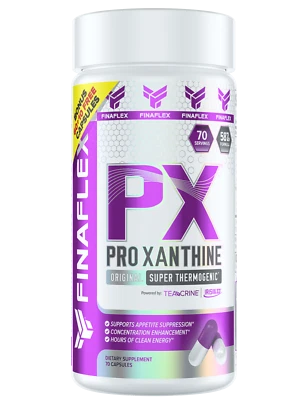 Finaflex PX PRO XANTINA / Quemador de grasa Elite / Pérdida de peso - 70 cápsulas Foto 1 de 2