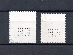 Bohemia y Mahren 1939/40 marcas libres con agujero F.P. usado - Imagen 1 de 2