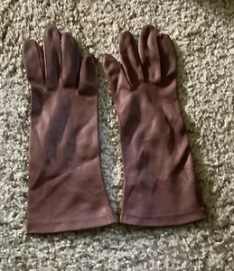 Guantes de nailon Van Raalte de colección ligeros... marrones... EE. UU. - Imagen 1 de 3