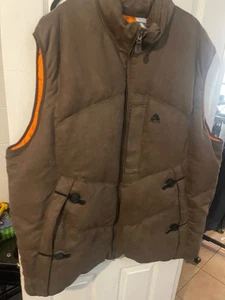 Herren Nike ACG Winter Daunen, Braun Full Zip Puffer Weste Kunst Wildleder 4XL *SELTEN* - Bild 1 von 3
