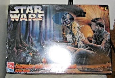 AMT 1995 Star Wars Encounter With Yoda on Dagobah Action Scene Model Kit Un-Used - Image 1 of 4