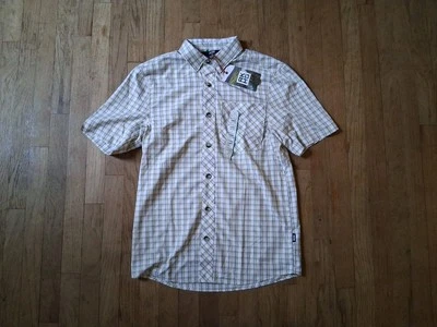 NUEVO CON ETIQUETAS Camisa Alaska Hardwear A Cuadros Ventilada Exterior 40 Protección Solar Pequeña Para Hombres Foto 1 de 4