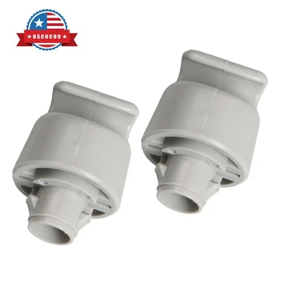 2x Gray Interior Sun Visor Hook Clip for 2013-2020 Nissan Pathfinder - Image 1 of 4