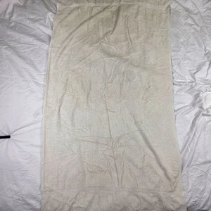 Vintage Stevens White Bath Towel 53x29.5 Made In USA Summer Solid - Imagen 1 de 7