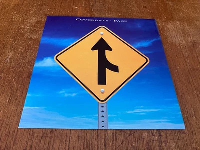 COVERDALE PAGE S/T LP Vinyl 1993 UK 1st Press RARE Whitesnake Led Zeppelin - Image 1 of 4