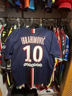 Ibrahimovic #10 Paris Saint Germain (PSG) 2014/2015 Home ORIGINAL Nike Jersey L - Image 1 of 4