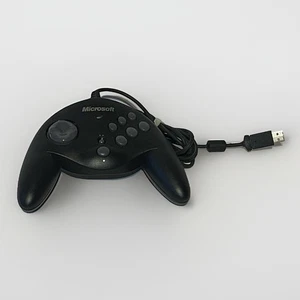 Microsoft SideWinder Game Pad Controller Mac PC USB X08-59063 Black Gray - Picture 1 of 4