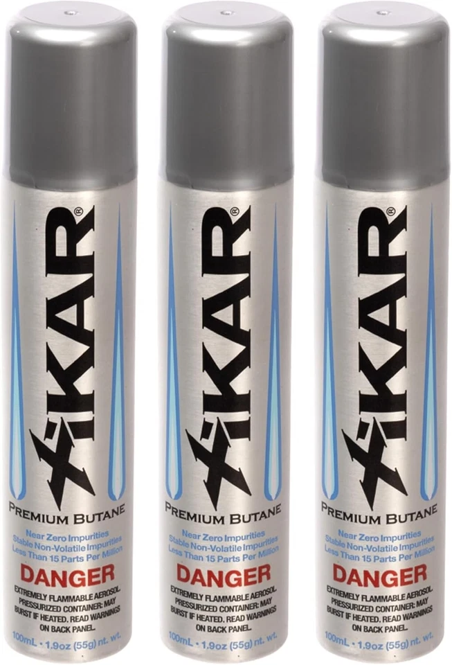 Xikar PUROFINE Premium Butano Combustible Recarga con 0 Impurezas, 1.9oz (100ml) - 3PK Foto 1 de 4