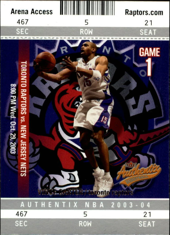 2003/2004 Authentix (Fleer) Basketball - Image 1 of 1