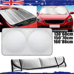 Big Car Windshield Sun Shade Front Window Visor Sunshade Block UV Protector AU* - Picture 1 of 15