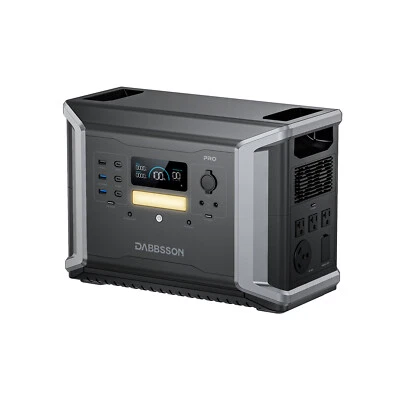 Dabbsson Portable Power Station 2150Wh 2400W Solar Generator For Home Backup
