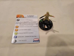 MARVEL VINTAGE HEROCLIX: INCREDIBLE HULK- A.I. MARINE 018 - Picture 1 of 1