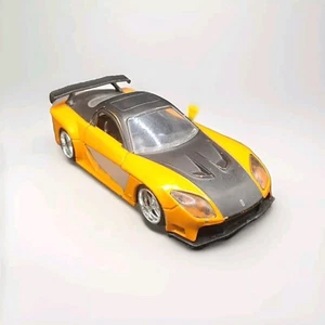 Jada Toys Die-cast Fast and Furious Han's Mazda RX-7 Model Car Figure FREE POST - Picture 1 of 13