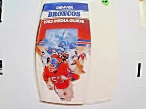 1983 Denver Broncos Media Guide mit Randy Gradishar - Bild 1 von 1