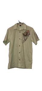 Gap Kids Boys Green Stripe SS Button Down Surf Beach Shirt Sz XXL 14-16 NWT - Picture 1 of 3