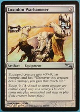 Loxodon Warhammer FOIL Mirrodin NM Artifact Uncommon CARD (198308) ABUGames