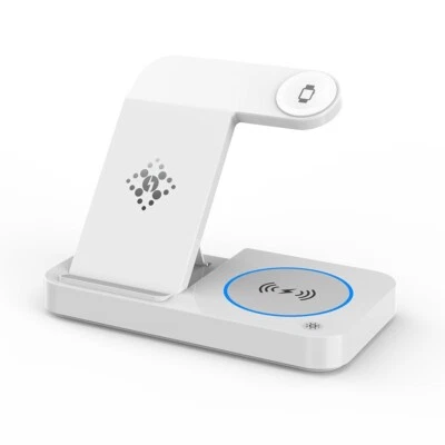 4in1  Wireless Charger Charging Station Dock for Apple Watch / iPhone/ AirPod - Image 1 of 4