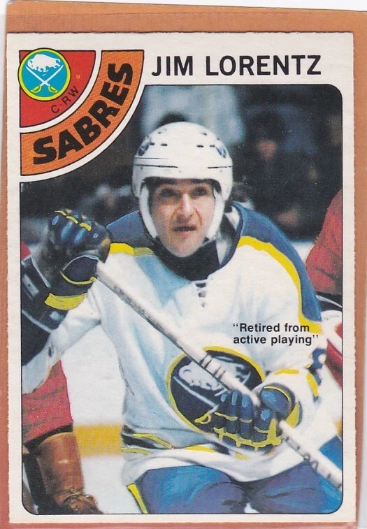 1978-79 O PEE CHEE HOCKEY JIM LORENTZ #161 SABRES EXMT *A10099 - Image 1 of 1