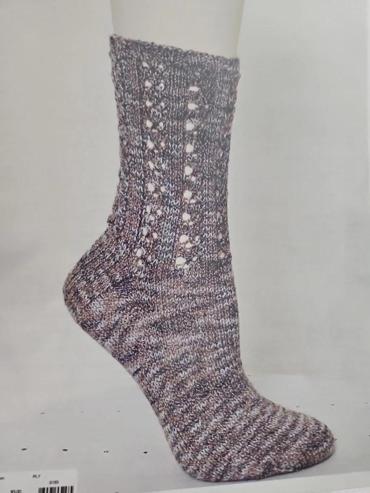 Plymouth Knitting Pattern S183 Sockotta Lace Top Socks  - Image 1 of 1