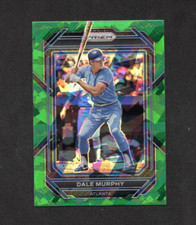 Dale Murphy - 2023 Panini Prizm Green Cracked Ice Parallel #198 - Atlanta Braves