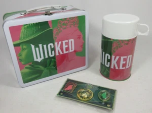 RARE "WICKED" Metal Lunchbox & Thermos + OZ Pin set Alamo Drafthouse Cinema - Picture 1 of 7