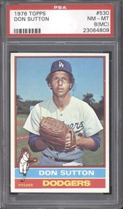 1976 Topps Don Sutton #530 PSA 8 - Picture 1 of 2