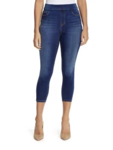Nine West Ladies Heidi Pull-On Crop Pants - Delphi Size 8 NEW - Picture 1 of 5