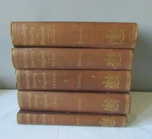 Macaulay's History of England 5 Volume Hardcover Book Set  - Picture 1 of 9