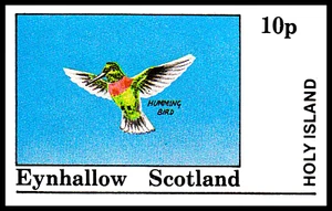Ungezähnt MNH Schottland Insel Eynhallow Tier Vogel Wildtier Kolibri Fauna / 9 - Picture 1 of 1