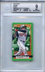 2023 Adley Rutschman Topps Rip Mini GREEN BGS 9 Mint /15 Baltimore Orioles RC - Picture 1 of 2