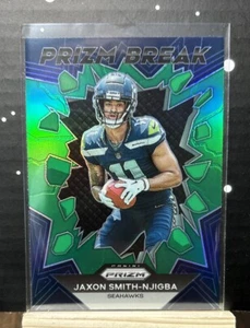 2023 Panini Prizm - Prizm Break Green Prizm #PB-2 Jaxon Smith-Njigba (RC) - Picture 1 of 2